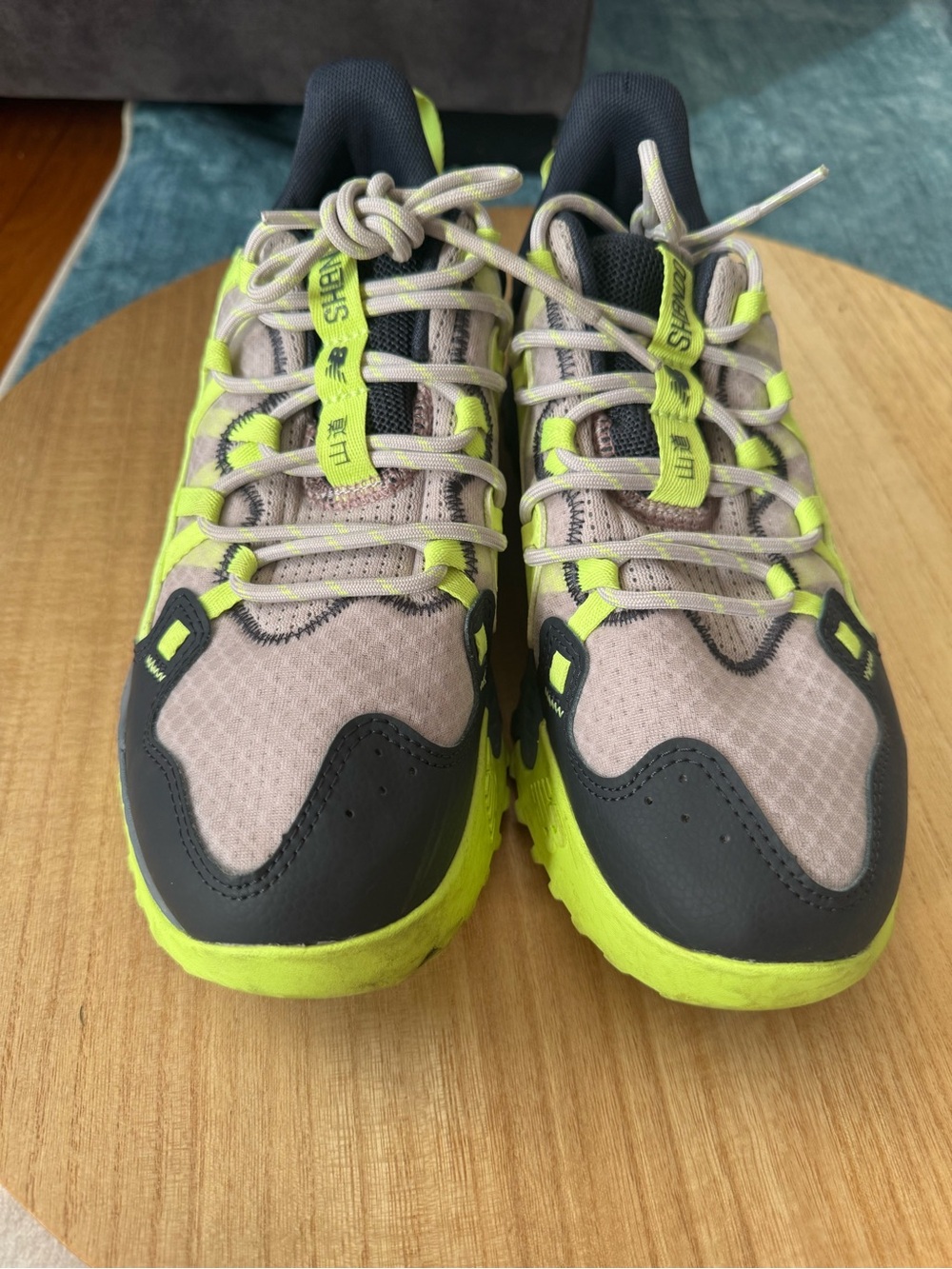 Women’s New Balance Shando Running Shoes - Neon Yellow, Gray & Tan